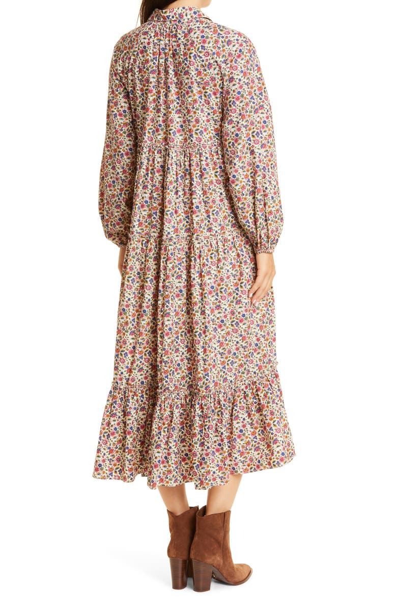 byTiMo '50s Cotton Long Sleeve Shirtdress, Alternate, color,