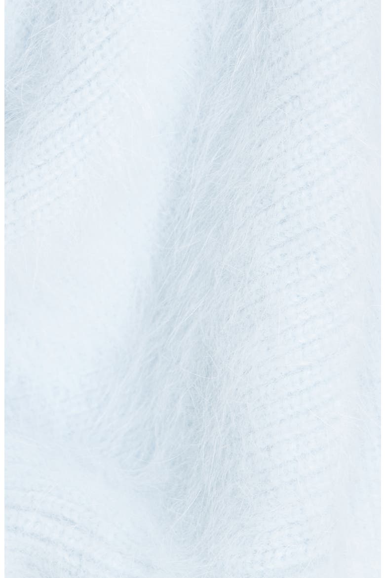 Barmy Twist Back Angora Blend Sweater, Alternate, color, BLUE