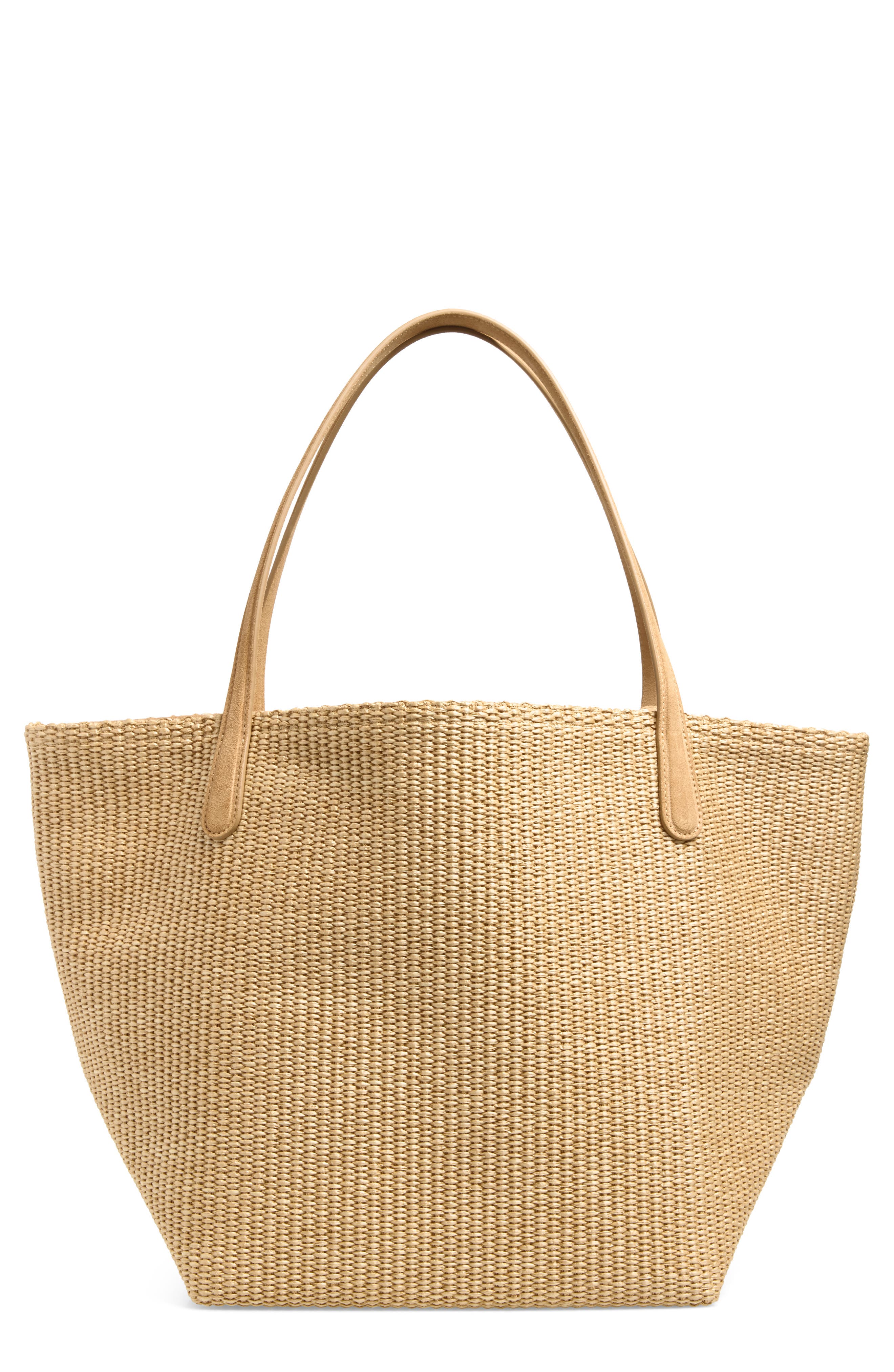 Everyday Soft Raffia Tote, Main, color, NATURAL