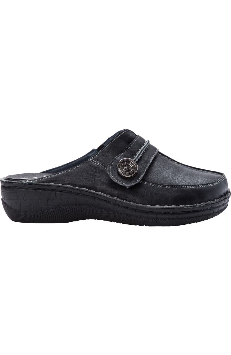 Propét Jana Clog, Alternate, color, Black Leather