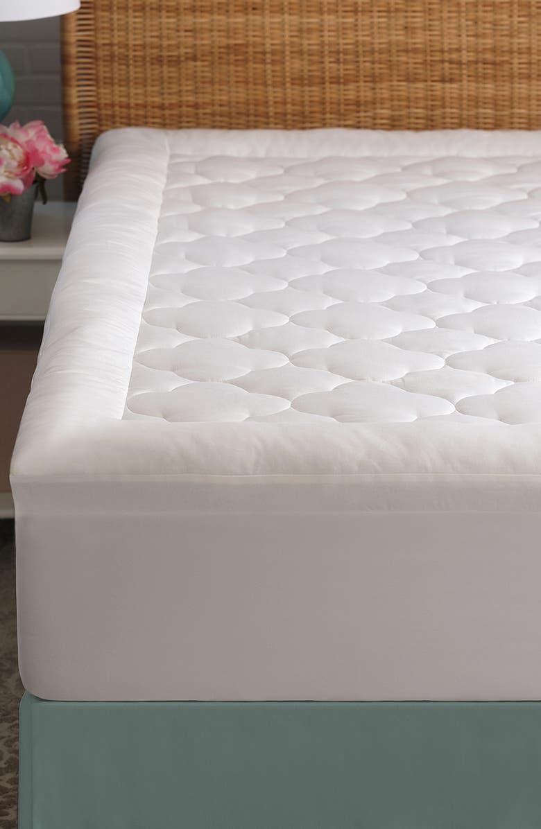 Allied Home Ultimate Cloud Comfort Mattress Pad, Alternate, color, White