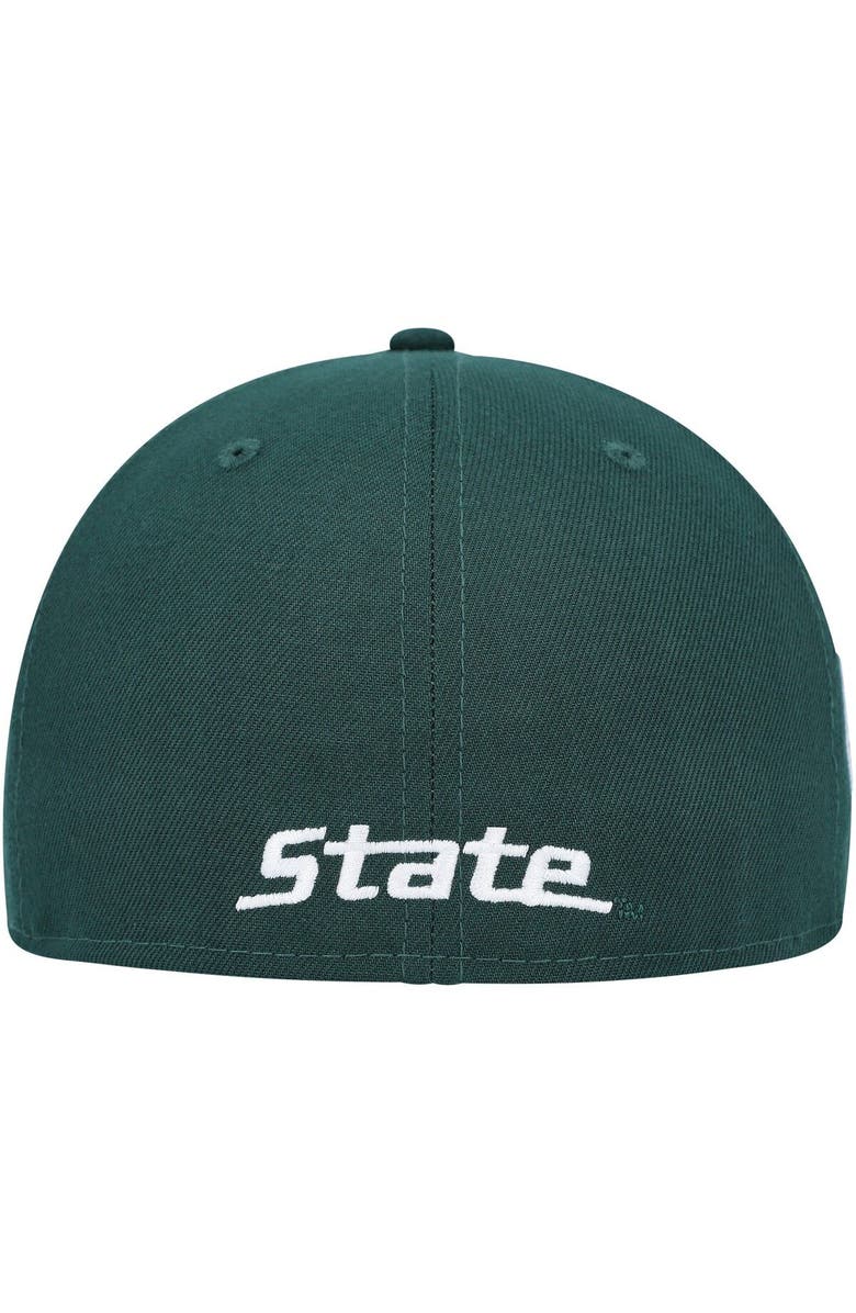 New Era Men's New Era Green Michigan State Spartans Patch 59FIFTY Fitted Hat, Alternate, color, 