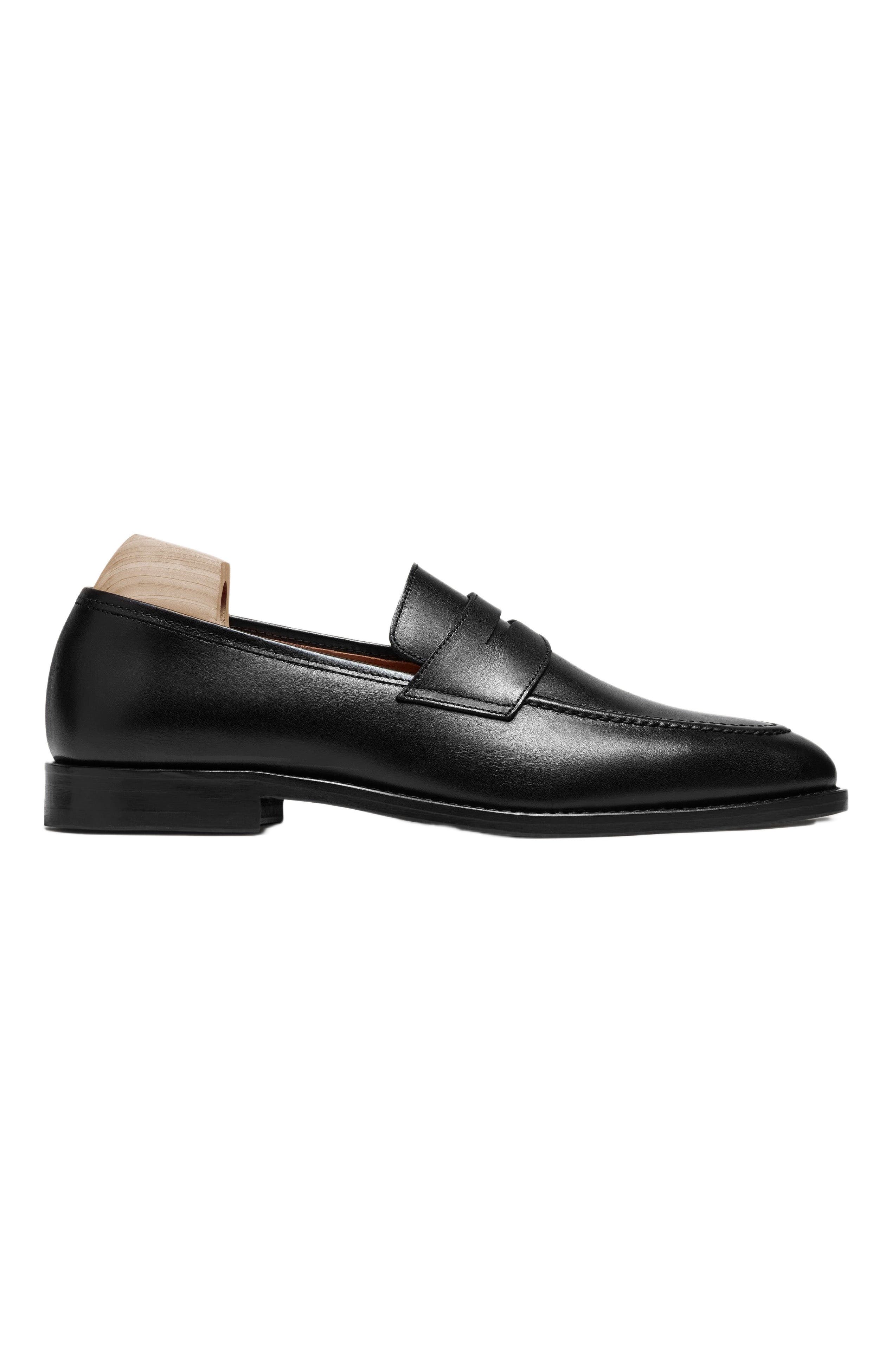 Myrqvist Smögen II Penny Loafers, Main, color, Black