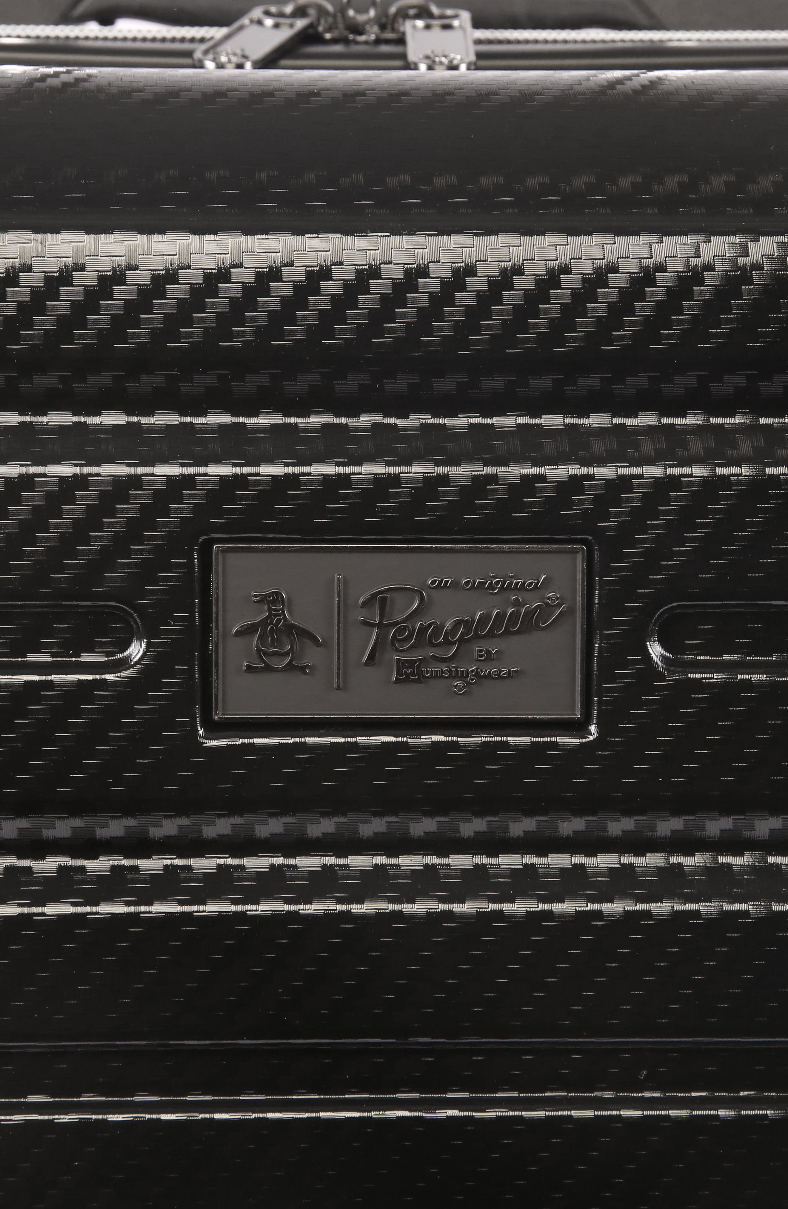 Original Penguin Brady 3-Piece Hardside Luggage Set, Alternate, color, Black