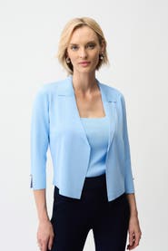 Joseph Ribkoff Viscose Blend Open-Front Cardigan