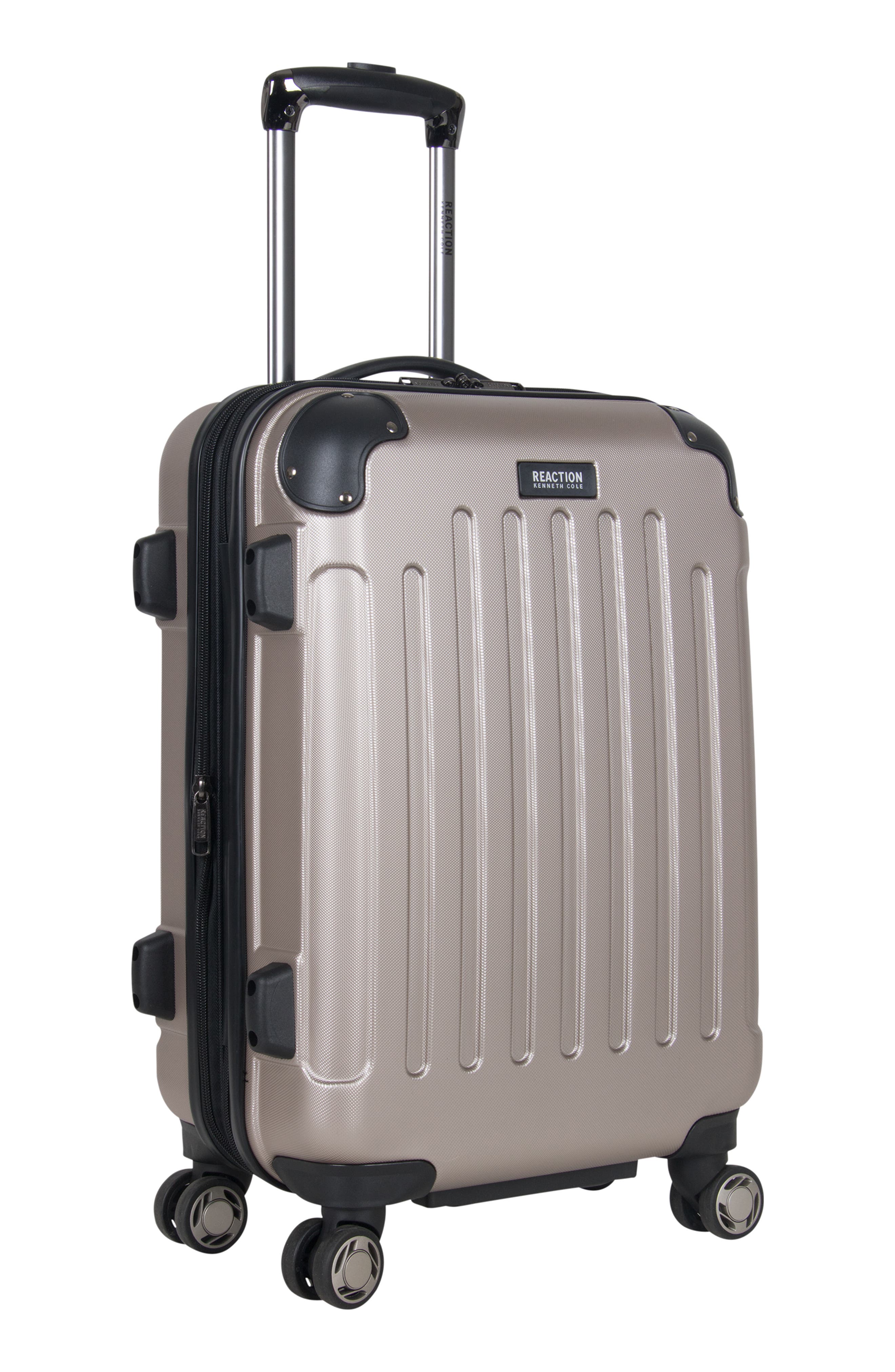 Kenneth Cole Reaction Renegade 20” Lightweight Hardside Expandable Carry-On Luggage, Alternate, color, Champagne