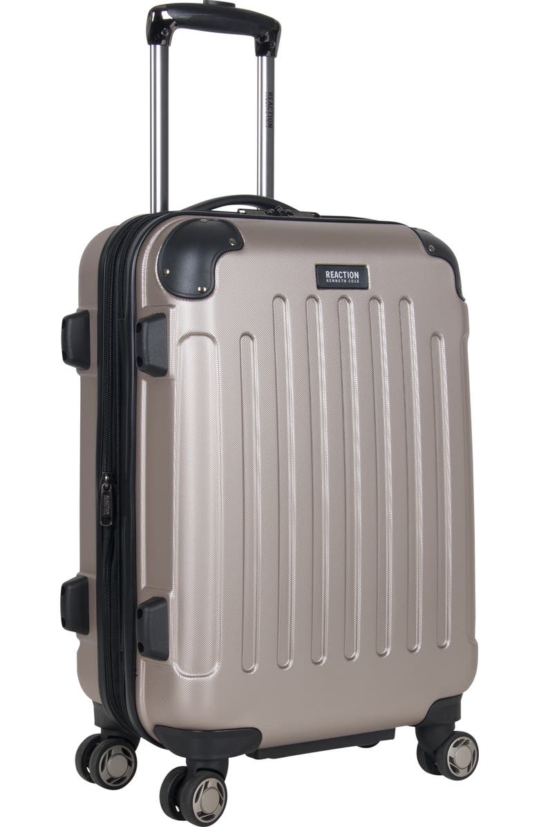 Kenneth Cole Reaction Renegade 20” Lightweight Hardside Expandable Carry-On Luggage, Alternate, color, Champagne