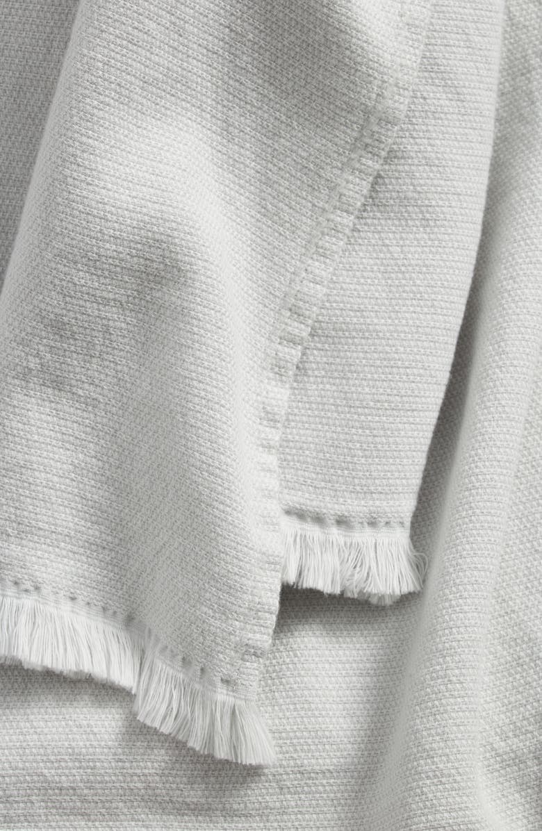 Nordstrom Cotton & Wool Bed Blanket, Alternate, color, Grey Vapor