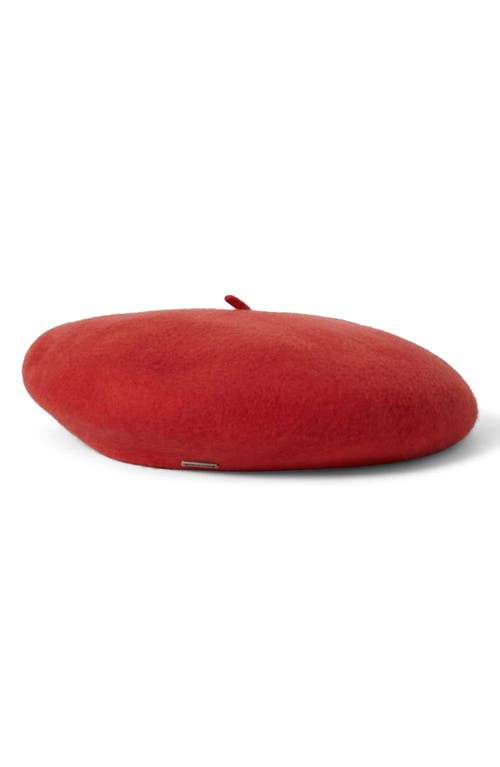 Brixton Audrey Ii Bouclé Beret In Red