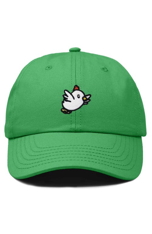 DALIX DALIX CHICKEN EMBROIDERED COTTON CAP 