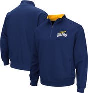 COLOSSEUM Men's Colosseum Navy Toledo Rockets Tortugas Logo Quarter-Zip Jacket