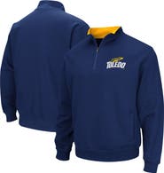 COLOSSEUM Men's Colosseum Navy Toledo Rockets Tortugas Logo Quarter-Zip Jacket