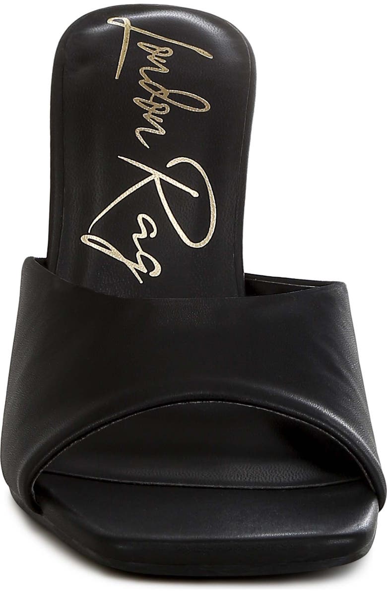 LONDON RAG Shiloy Wedge Slide Sandal, Alternate, color, Black
