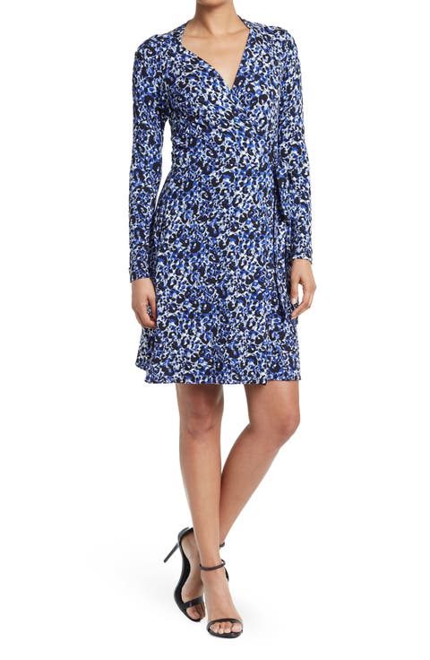 Long Sleeve Wrap Dress