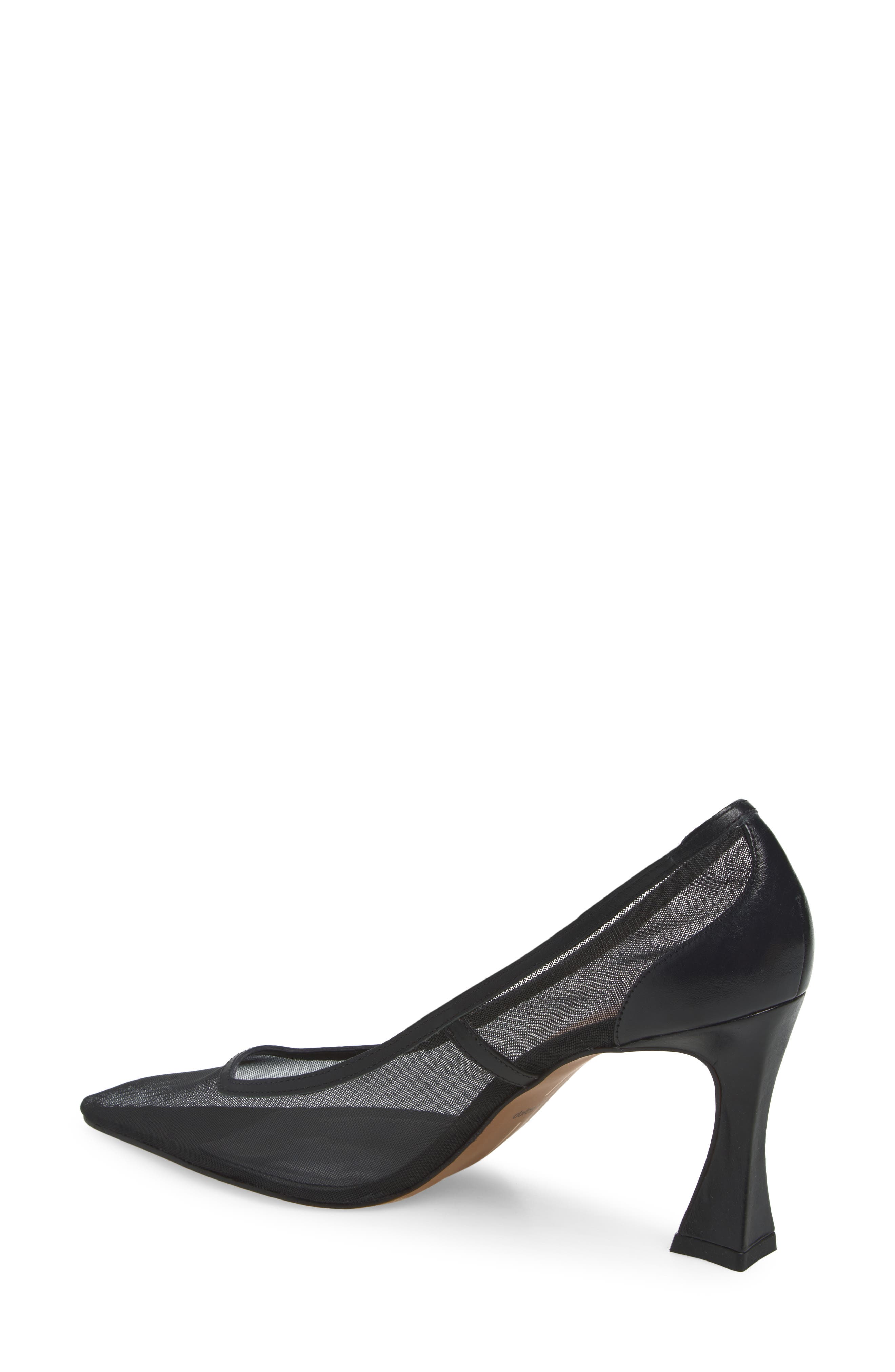 Dolce Vita Malory Pointed Toe Pump, Alternate, color, Onyx Mesh