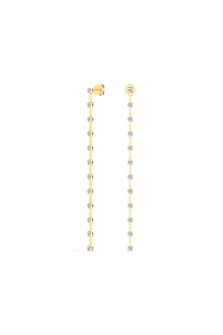 Long Orbit Drop Lab Diamond in 14K Gold, Main, color, Yellow Gold