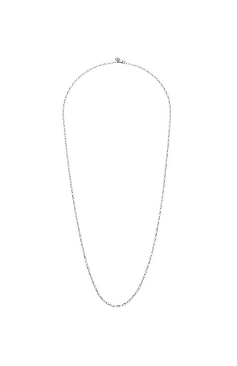 Silver Long Link Chain