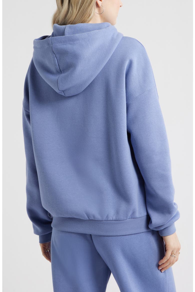 Relaxed Fleece Hoodie, Alternate, color, BLUE FROST
