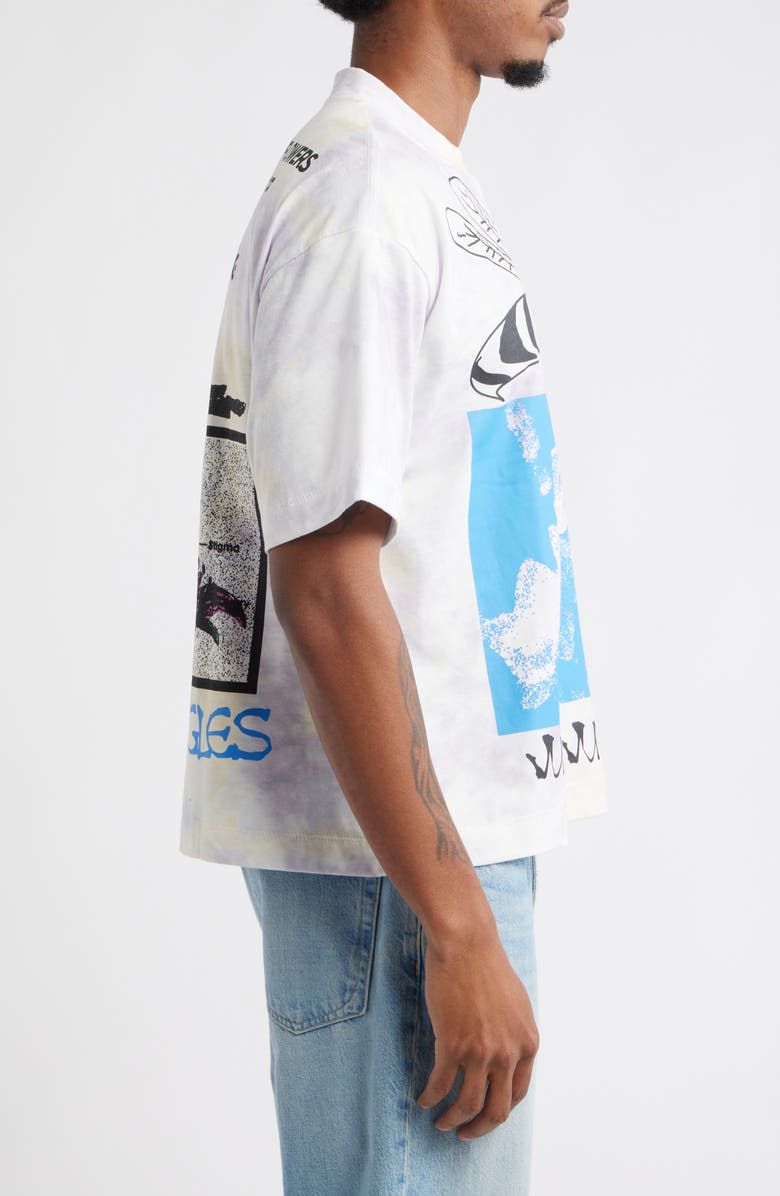 JUNGLES Plant Sex Tie Dye Cotton Graphic T-Shirt, Alternate, color, Tie Dye