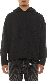 Cult of Individuality Signature Holes French Terry Pullover Hoodie