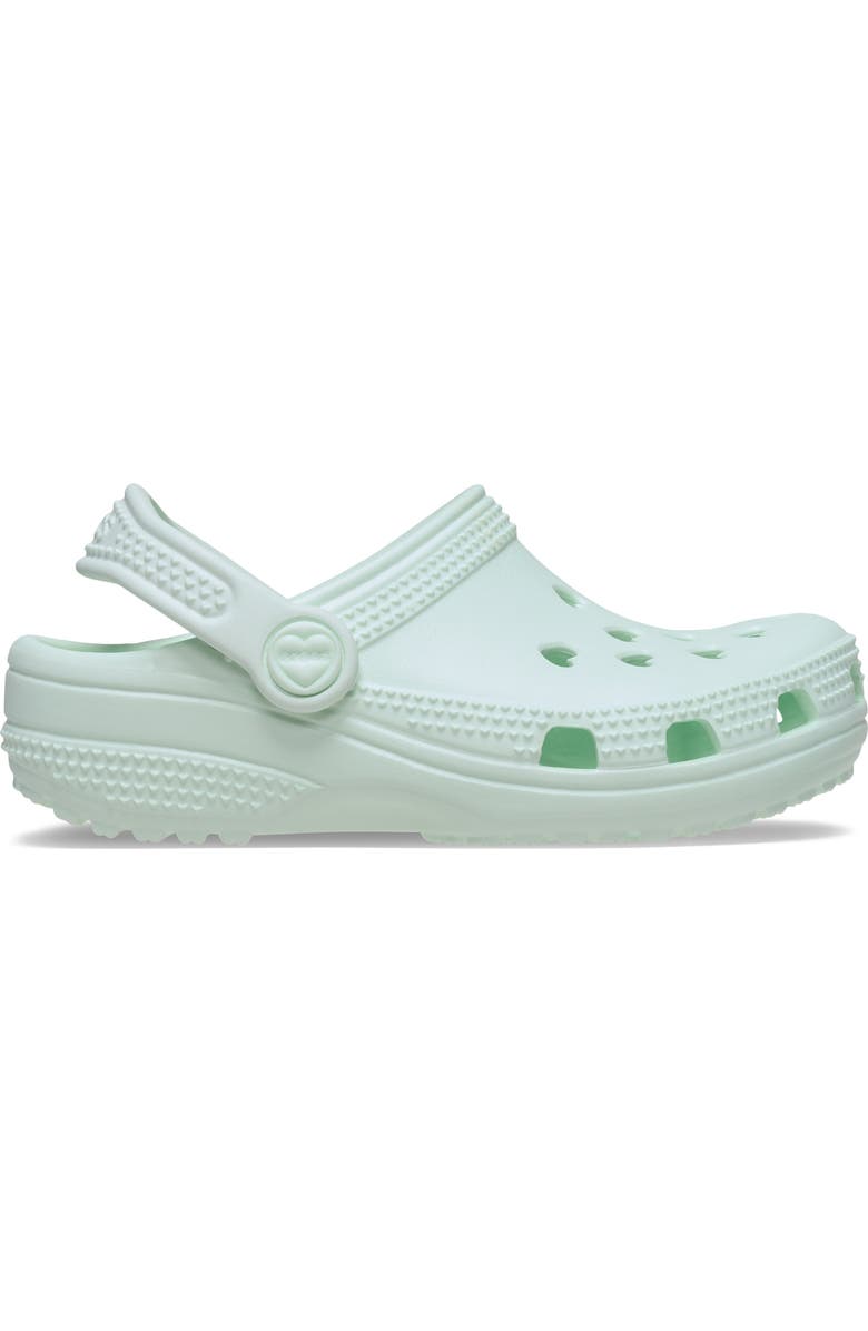 CROCS Kids' Classic Hearts Cutout Clog, Alternate, color, Retro Ice