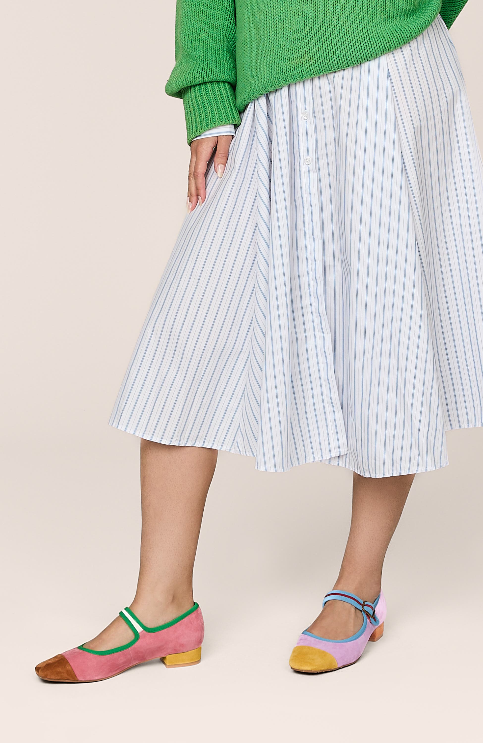 Rhiannon Cap Toe Mary Jane Pump, Alternate, color, Nassau