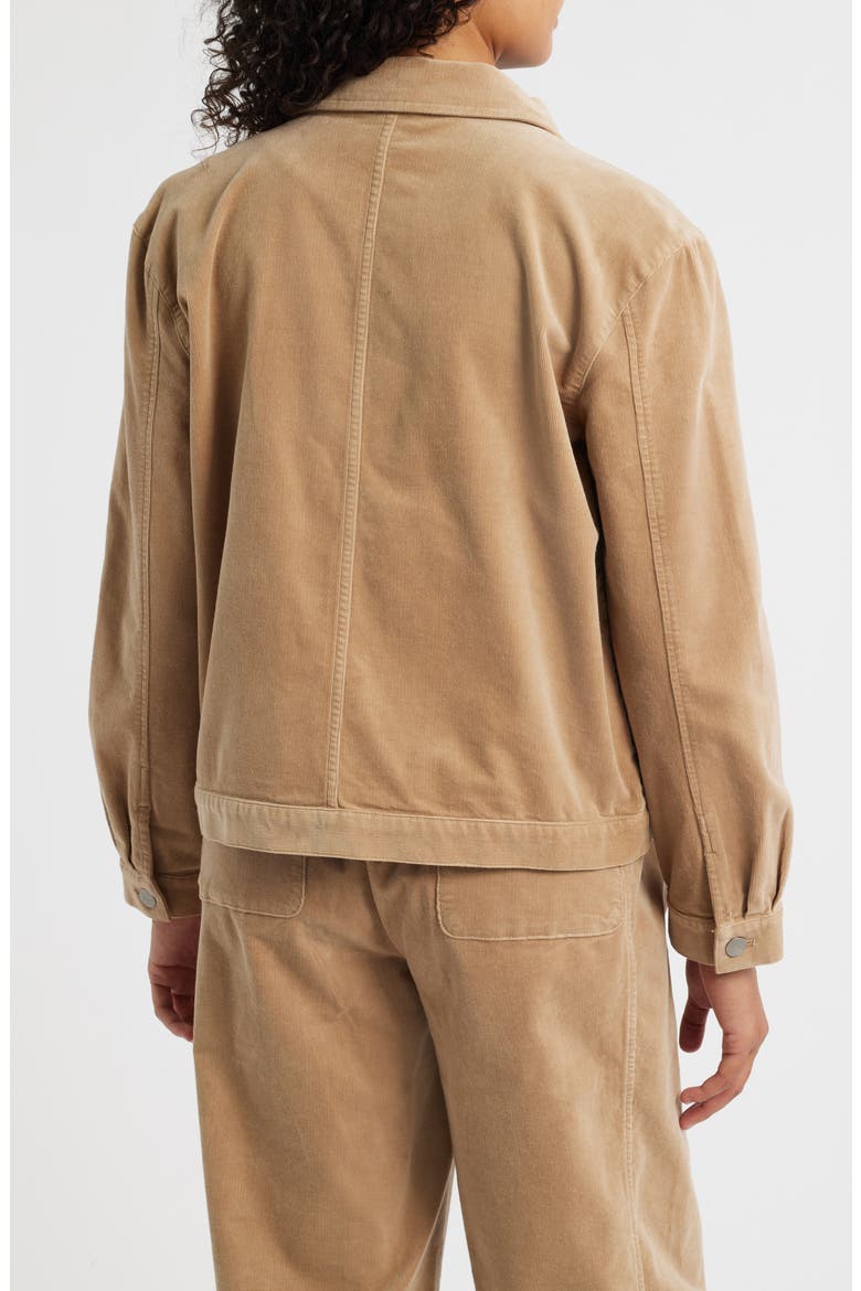Corduroy Jacket, Alternate, color, BISCUIT