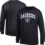 Champion Men's Champion Black Las Vegas Raiders Arch Over Logo Long Sleeve T-Shirt