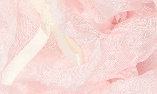 Bp. Chiffon Bow Scrunchie In Pink