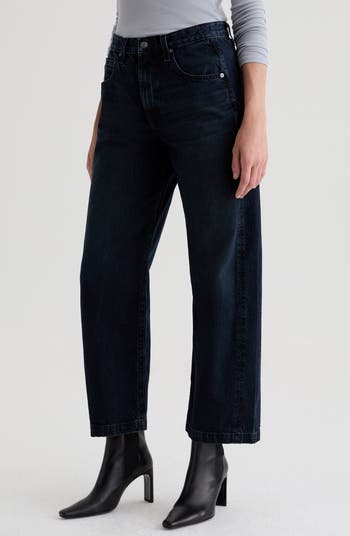 Hattie High Waist Ankle Wide Barrel Leg Jeans