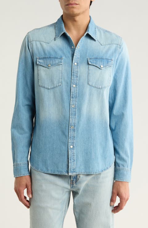 Aiden Western Denim Button-Up Shirt