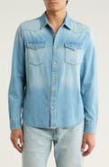 AG Aiden Western Denim Button-Up Shirt