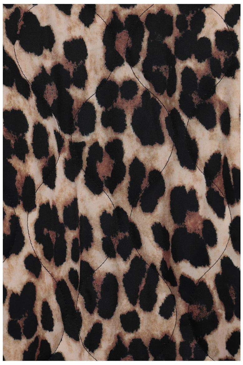 Marcos Leopard Print Quilted Jacket, Alternate, color, LEOPARD