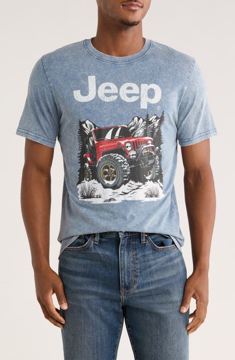 Jeep in Snow Graphic T-Shirt