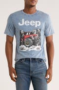 Goodie Two Sleeves Jeep in Snow Graphic T-Shirt