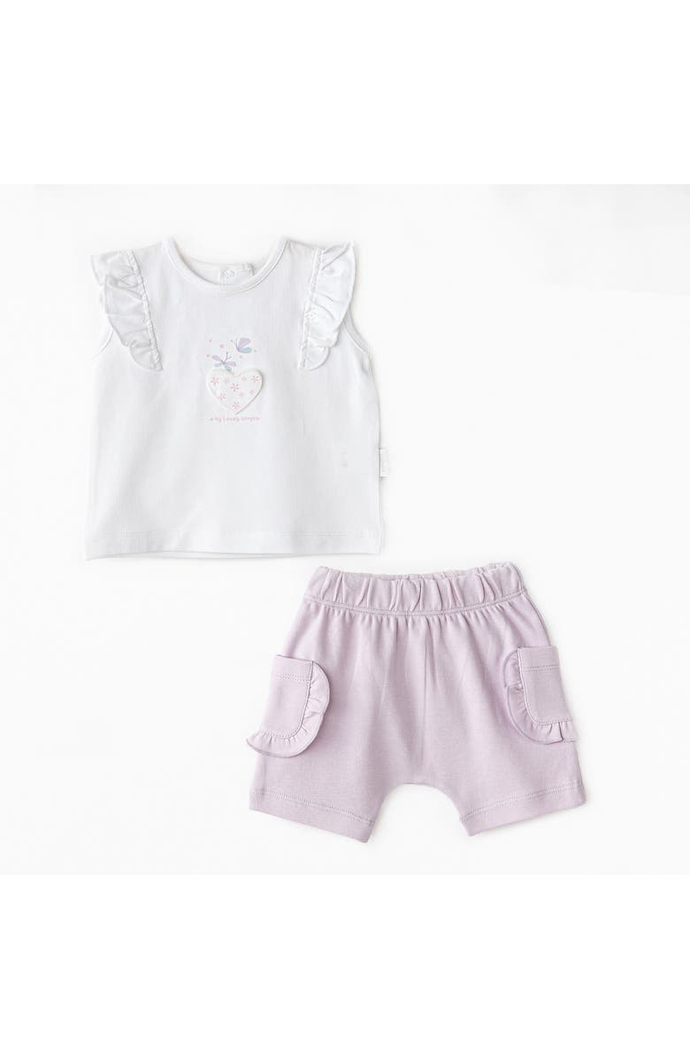 Andy Wawa Butterfly Shorts Set, Main, color, 