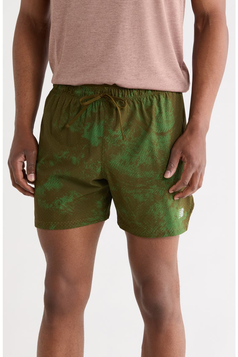 RC Print 5-Inch Training Shorts, Main, color, WOODLAND