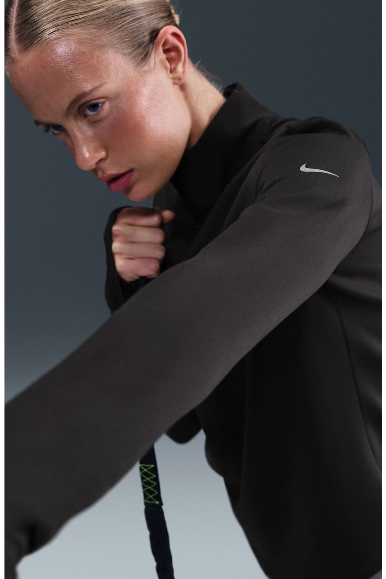 Quarter Zip Therma-FIT ADV Activewear Pullover, Alternate, color, BLACK