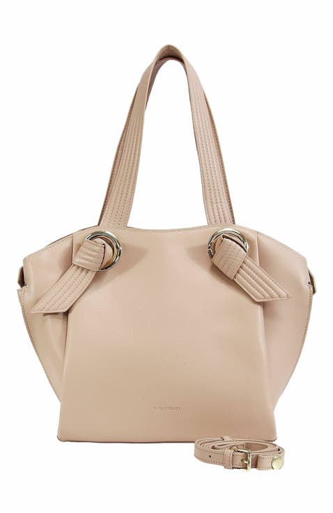 Heart Of Gold Leather Shoulder Bag