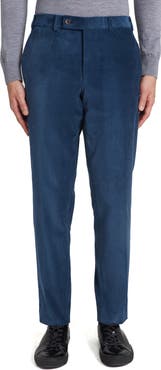 Jack Victor Sage Flat Front Stretch Corduroy Chinos