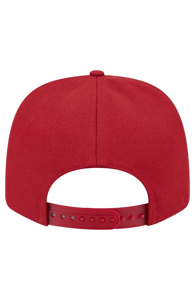New Era Men's New Era Crimson Indiana Hoosiers Game Day Multi-Rope 9SEVENTY Stretch-Snap Hat, Alternate, color,