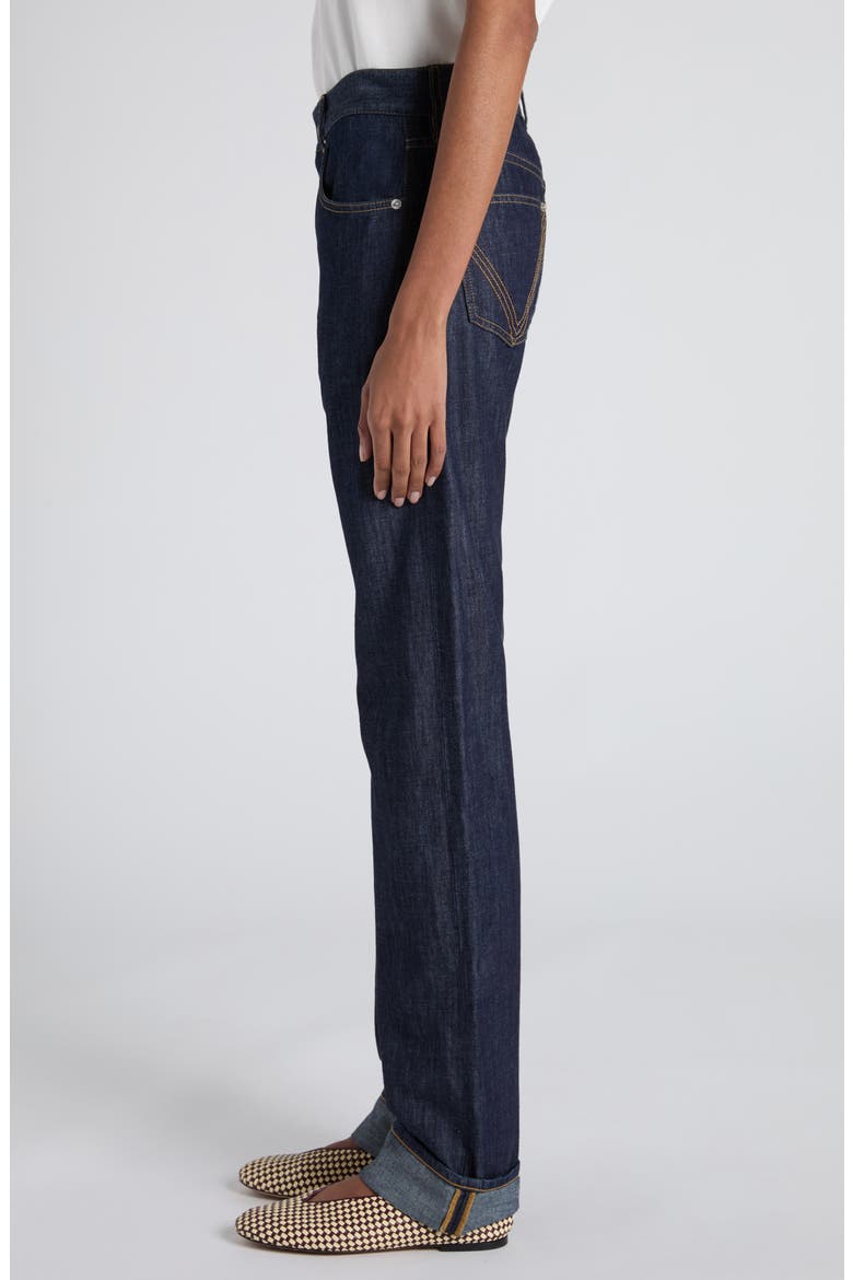 Mélange Wool Drill Tapered Pants, Alternate, color, 4023 DARK INDIGO