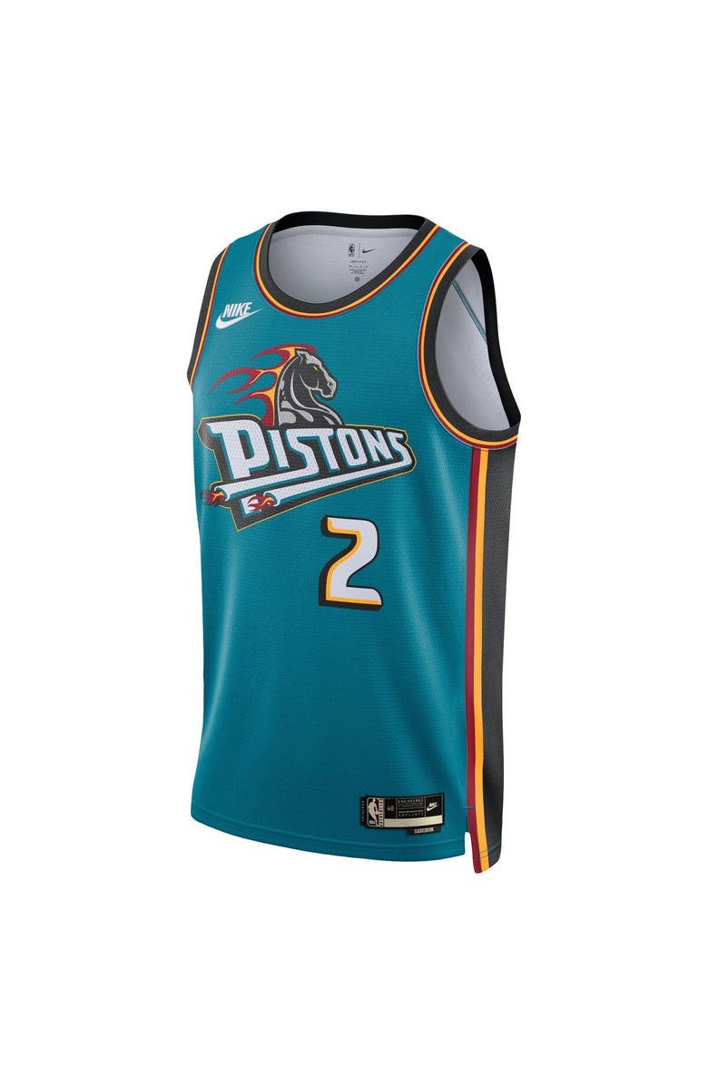 Nike Men's Nike Cade Cunningham Teal Detroit Pistons Swingman Jersey - Classic Edition, Alternate, color, 