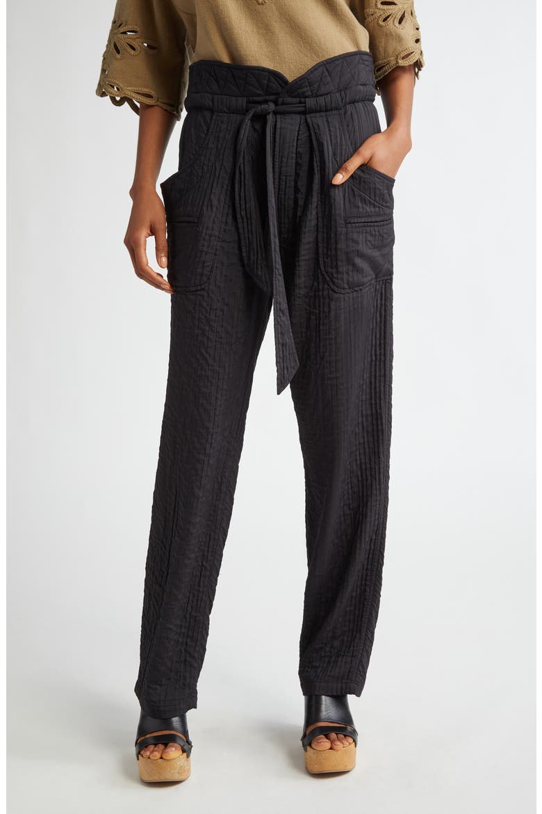 Serida Drawstring Pants, Main, color, BLACK