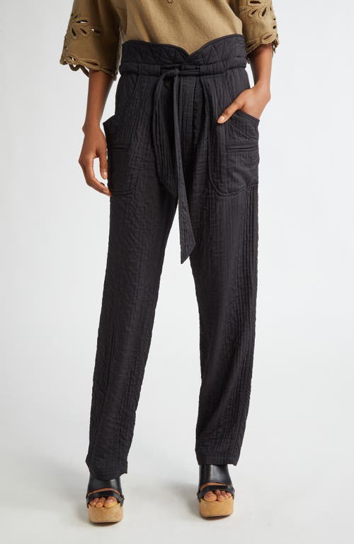 Isabel Marant Étoile Serida Drawstring Pants In Black