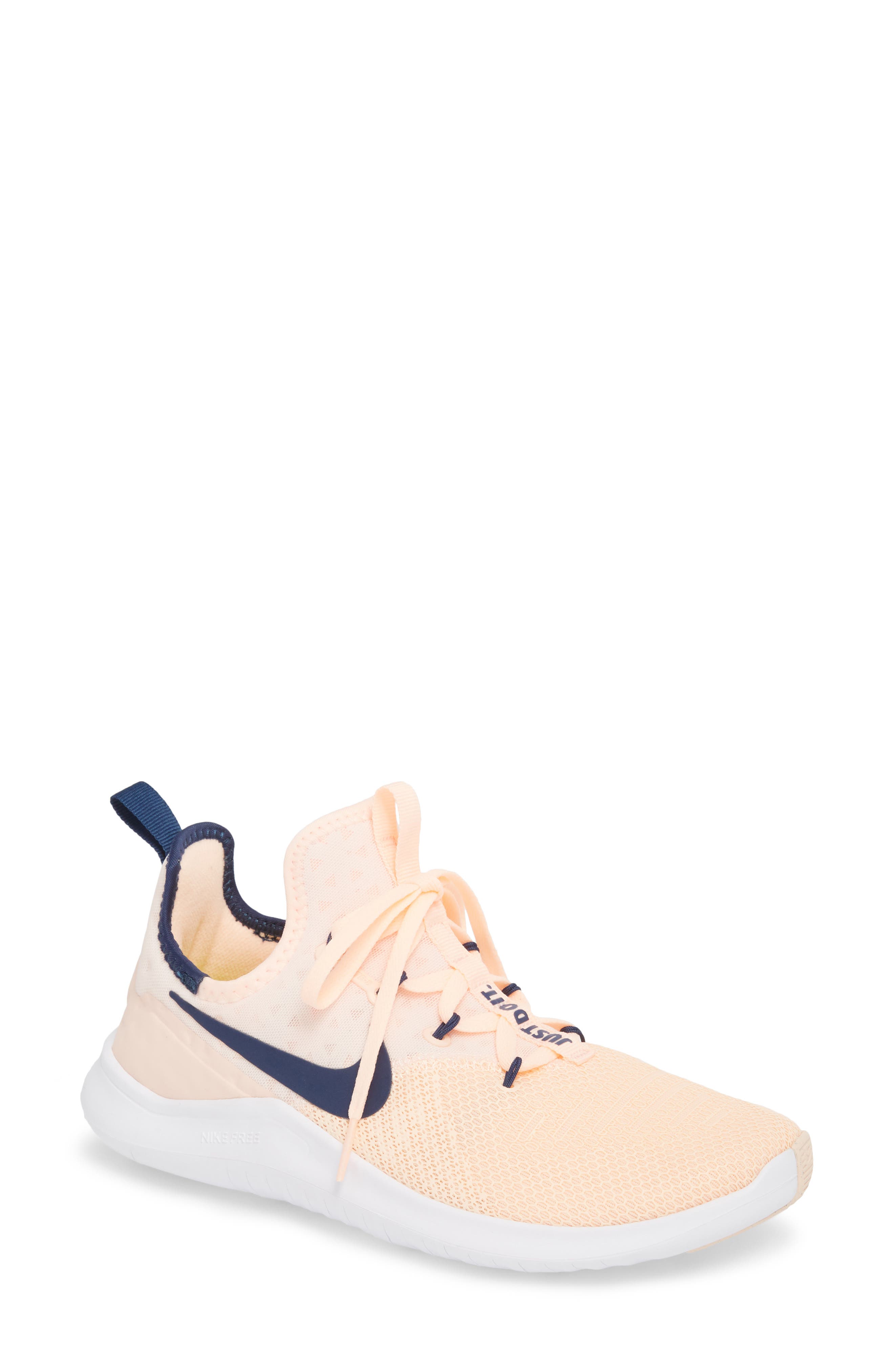 Free TR8 Training Shoe, Main, color, CRIMSON TINT/ NAVY