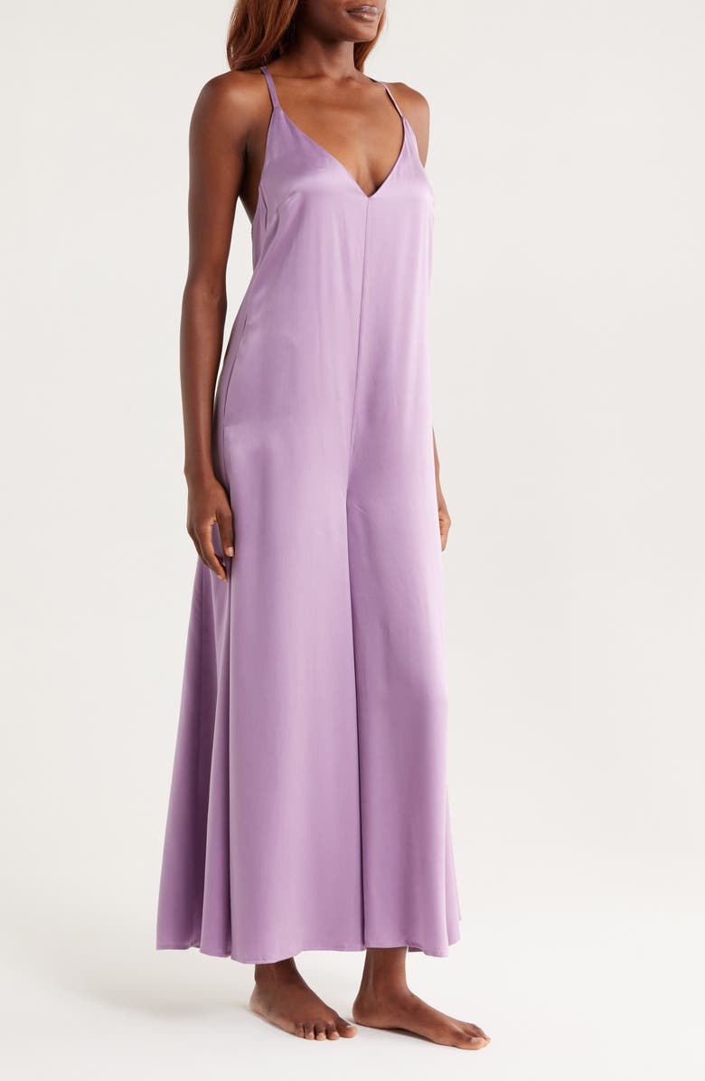 Lunya Sleeveless Wide Leg Silk Jumpsuit, Alternate, color, 