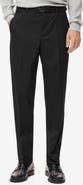 MANGO Pleated Straight Leg Suit Pants
