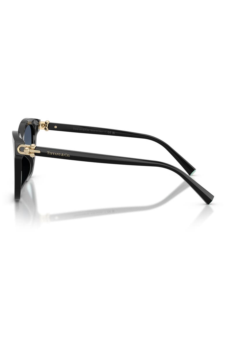 54mm Gradient Square Sunglasses, Alternate, color, BLACK / AZURE GRADIENT BLUE
