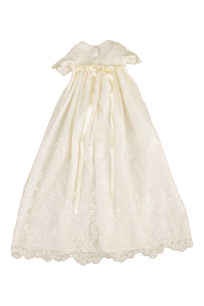 Christening Gown, Shawl, Slip & Bonnet Set, Alternate, color, IVORY